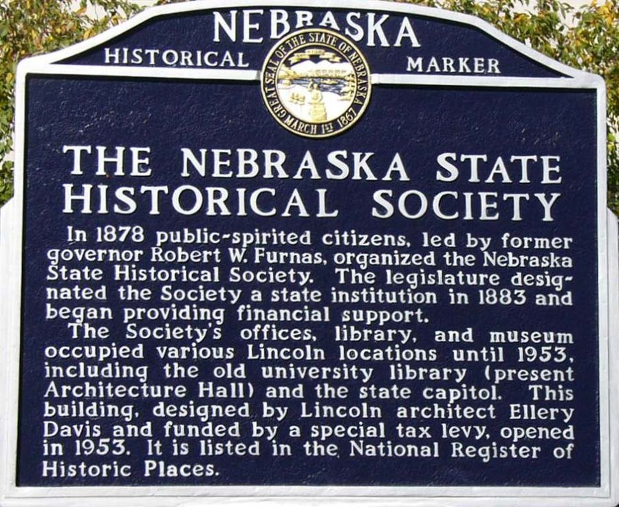 Nebraska Historical Marker The Nebraska State Historical Society E